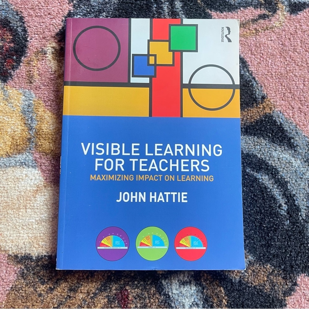 BOOK VISIBLE LEARNING FOR TEACHERS
